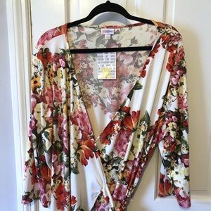 Floral LuLaRoe Michelle Wrap Dress NWT 3XL
